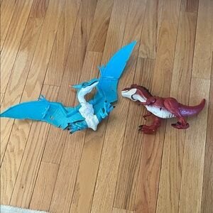 Robo alive Dino wars set T-Rex and Pterodactyl